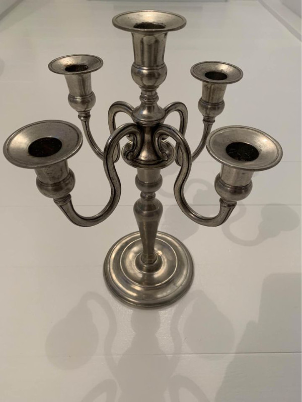 Magnifique chandelier en étain dans Art et objets de collection  à Sherbrooke