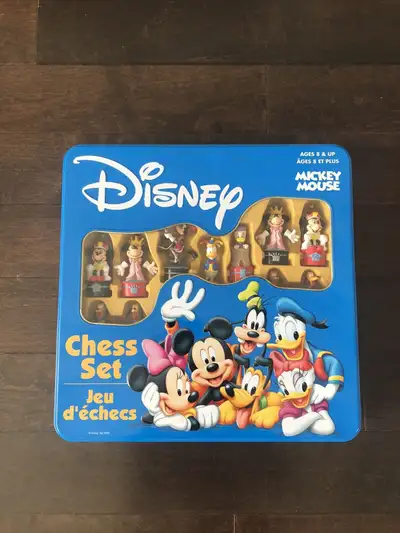 Disney Mickey Mouse Chess Set. New in a box