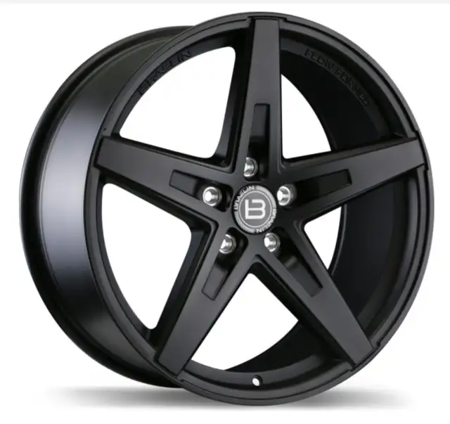 4 Brand New 19 Inch BRAELIN BR-08 Matte Black Rims 5 x 112 . in Tires & Rims in Truro - Image 5