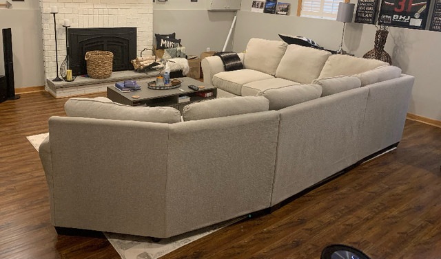 Ashley Furniture Wilcot Linen Sectional in Couches & Futons in Mississauga / Peel Region