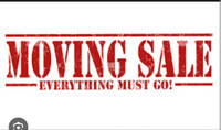 Amazing Prices Moving Sale Saturday and Sunday 