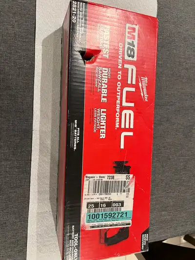 Milwaukee M18 Fuel Sawzall , View more