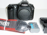 Canon EOS 20D body with battery and charger, no lens