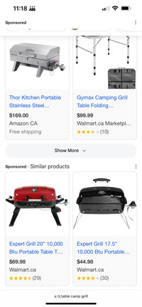 LOOKING FOR TABLE TOP GRILL