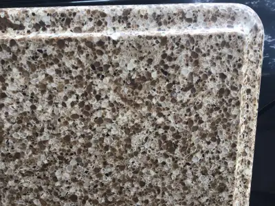 Solid Granite countertop  , 2 sides finished - 4o 3/4" x 24", View more