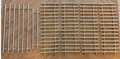 Richelieu 3487 - Contemporary Stainless Steel Pull -HUGE Lot in 3 sizes: Centre to Center 103 mm: 60...