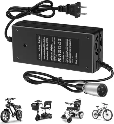 24V(Max 29.4V) 2A 3-Pin XLR Charger for Electric Scooter,Wheelchairs,Go-Go Elite Traveller,Jazzy Pow...