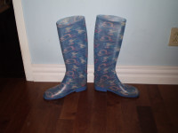 Printed rubber Boots
