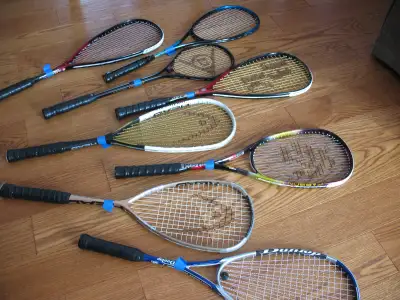 Squash and Tennis Rackets, LIKE NEW, View more