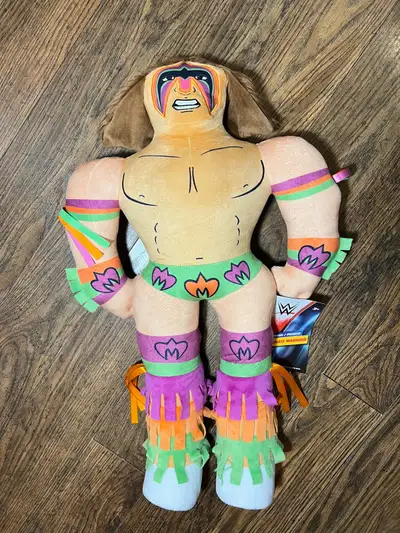 WWE / WWF Large 23” Ultimate Warrior Plush Stuffed New, View more