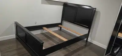 queen bed frame with mattress , View more