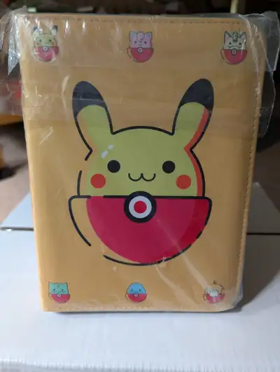Pokemon Trading Card Binder Pikachu Cover, View more