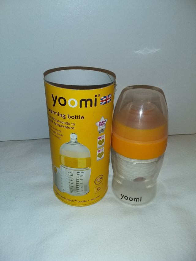 YOOMI Self Warming Baby Bottle Set 8oz/240ml, NEW in Feeding & High Chairs in Truro - Image 2