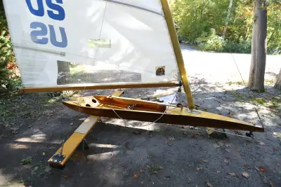 DN Sail # 4996 from Michigan Polished Wood Hull Built in early 1990’s (as per previous owner) Doyle...