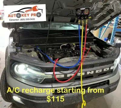 Automotive A/C recharge Auto key pro - Edmonton South. Dodge Jeep Chrycler Ram Ford Lincoln Gmc Chev...