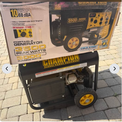 Champion Portable Generator FOR SALE, View more