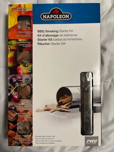 Brand new in packaging Napoleon BBQ Smoker Kit, View more