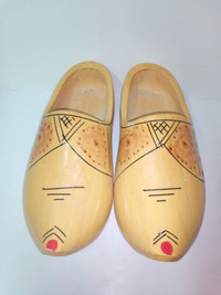 Wooden Dutch Elf Shoes Large Great for Halloween Costume