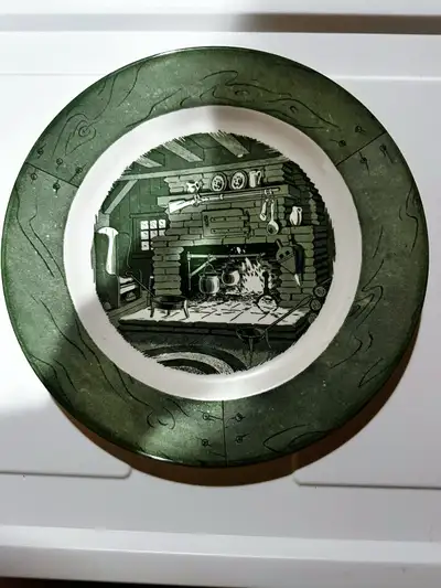 antique walle decor plate 1950, View more