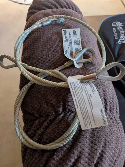 Tie off cables 5000lb rating, View more