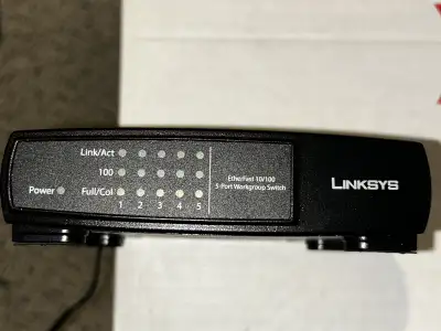 Linksys 5Port 10/100 Workgroup Switch, View more