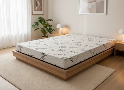 New Bamboo queen mattress — moving sale., View more