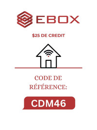 ⭐️ Ebox code rabais refferal code save internet promo credit ⭐️