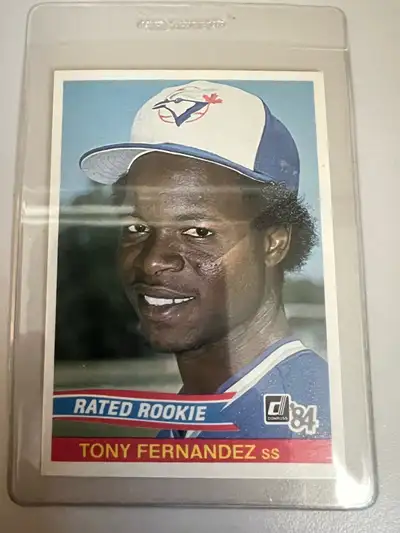 Tony fernandez rookie card donruss 1984
