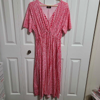 R&B pink dress size xl 