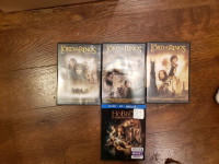 DVDs - Lord of Rings and Hobbit