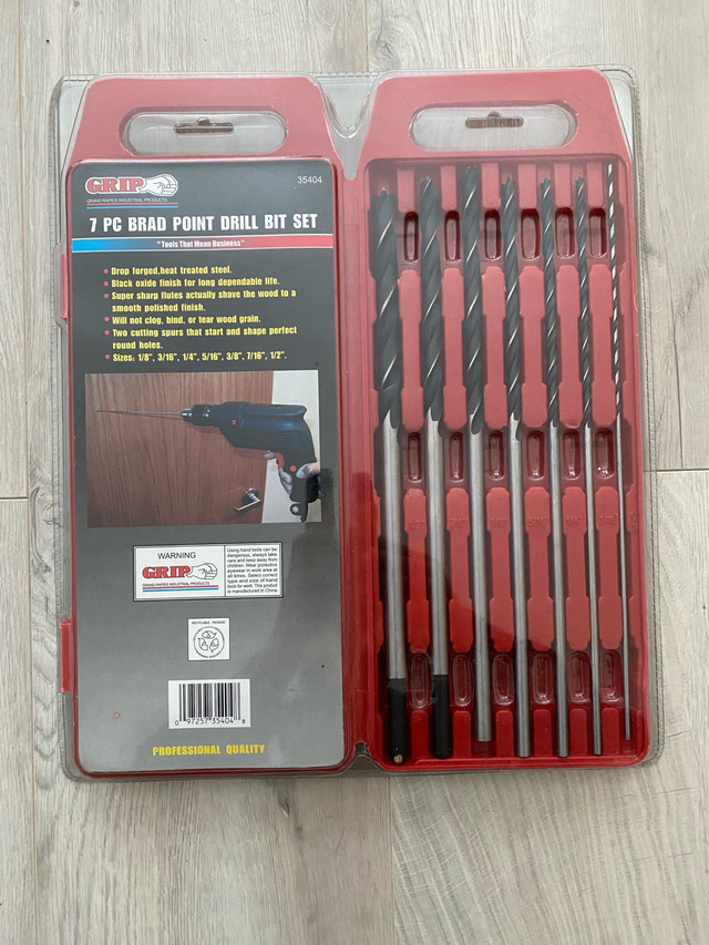 Mastergraft 7 PC Brad Point Drill Set in Hand Tools in Delta/Surrey/Langley