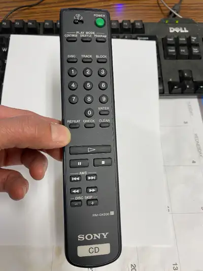 Original Genuine OEM Sony RM-DX200 CD Player Remote Control, View more