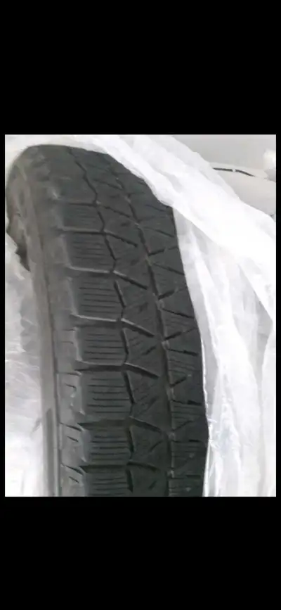 Winter set on steel rims that came from a nissan maxima 5 bolt. $200 obo blizzak tires 205/55/R17 $1...