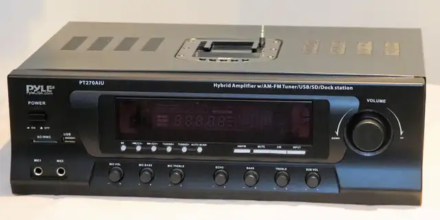 Pyle Hybrid Amplifier PT270AIU – Home Audio Receiver in Stereo Systems & Home Theatre in Mississauga / Peel Region - Image 5