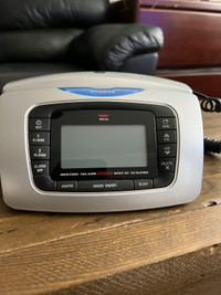 GE Corded Telephone with Alarm Clock Radio