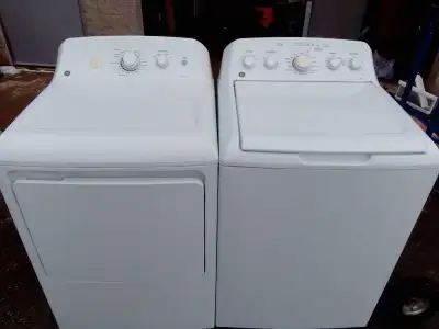 GE washer dryer 30 days warranty delivery available , View more