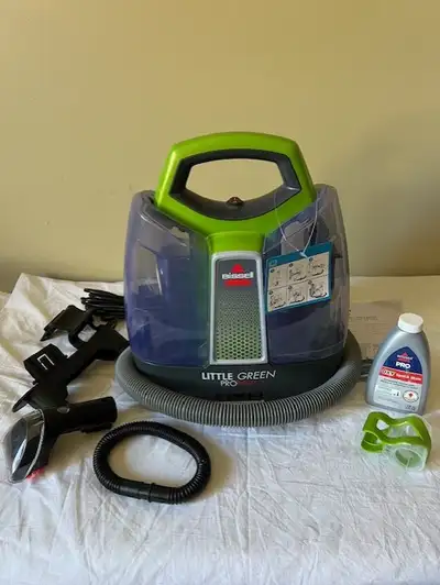 BISSELL Little Green Proheat Portable Deep Cleaner/Spot Cleaner and Car/Auto Detailers with Self-Cle...