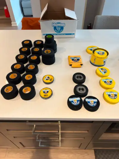Howies Hockey stick tape, wax, bottle openers, View more