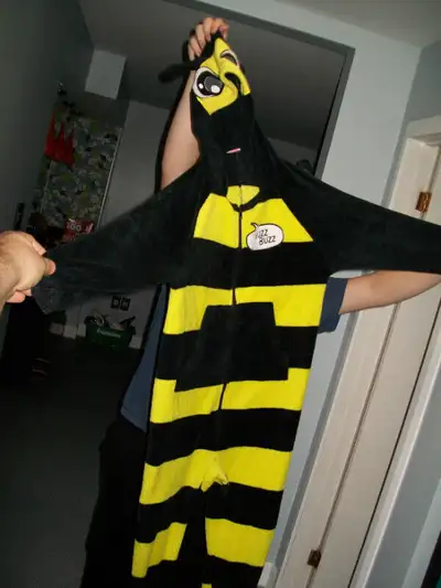 Children's Bee Costume, fleece onesie, View more