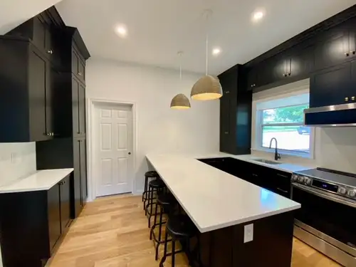Available May 1st, FABULOUS, MAIN FLOOR of a triplex steps from the River , Sleeman Center and DOWNT...