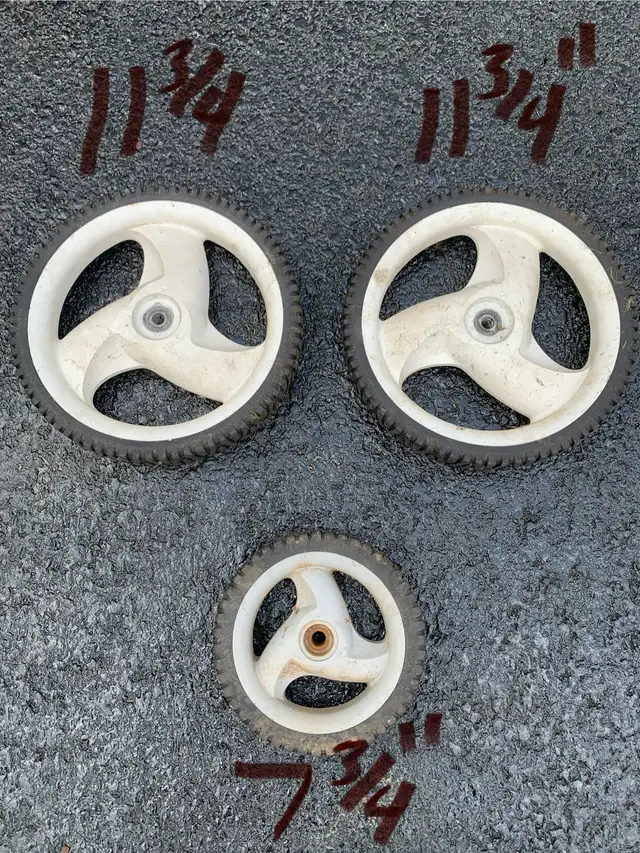 lawnmower wheels/ various prices  in Lawnmowers & Leaf Blowers in Annapolis Valley - Image 3