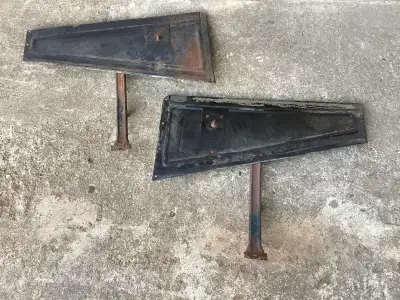 1930-1931 Ford Model A tudor sedan quarter window regulators, View more
