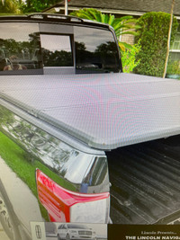 Nissan Titan XD tonneau cover and tool boxes 