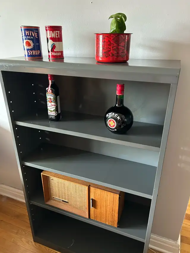 mcm vintage industrial shelf bookcase in Bookcases & Shelving Units in Ottawa - Image 5