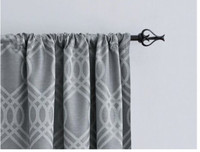 Eclipse Zana Trellis Curtain – Gray/Grey