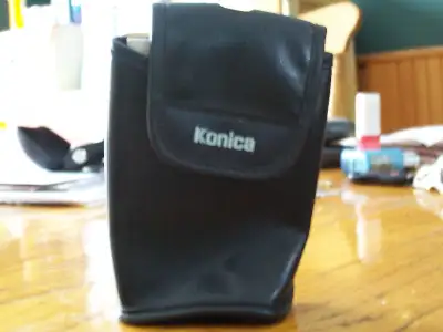 konica leather belt pouch. - can deliver in local area., View more