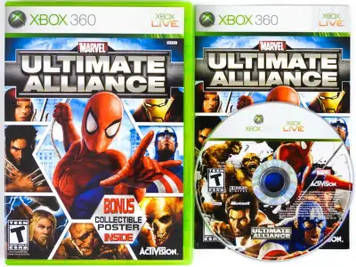 Good Condition Complete Marvel Ultimate Alliance Xbox 360 $19, View more