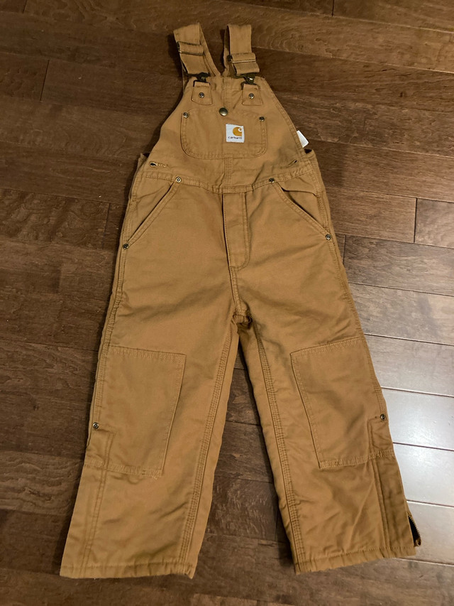 Kids Carhartt overalls -size 4 in Kids & Youth in St. Albert