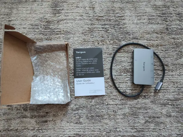 Targus USB-C to Video 4K HDMI/VGA Docking Station64520004459394121