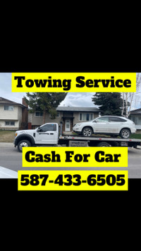 Towing Service & Cash For Unwanted Cars 587-433-6505